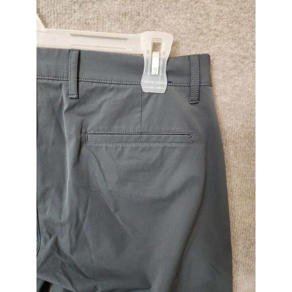 J Crew Slim-fit Tech Chino Pants Mens 30x32 Dark Gray Flex Stretch Lightweight